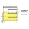 Комплект Тумба KANTRI 80/3Н напольная с раковиной Фостер 80