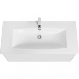 Сохо 100 Тумба Белый глянец (БЕЗ УМЫВАЛЬНИКА"Элина-100")