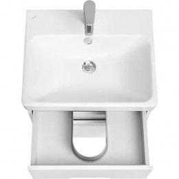 Оливия 55 Тумба Белый матовый (БЕЗ УМЫВАЛЬНИКА "Адриана-55")