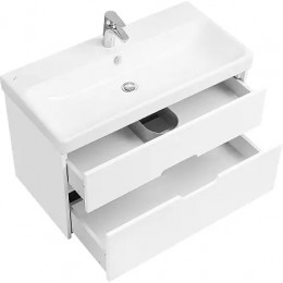 Оливия 90 Тумба Белый матовый (БЕЗ УМЫВАЛЬНИКА "Адриана-90")