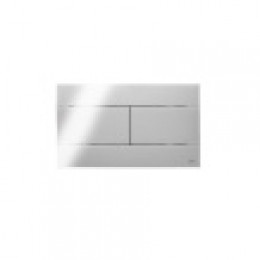 659044 Панель механ. Двойная SLIM, пластик, хром глянцевый