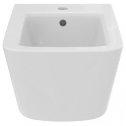 BLEND CUBE Подвесное биде с отверстием под смеситель, с отверстием перелива, с крепежом TT0299598 для полностью скрытого монтажа, с декоративной нак