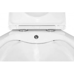 AZ-046E-NR Azario Grado подвесной безободковый унитаз с функцией биде и системой антивсплеск (Торнадо) в комплекте с сидением микролифт 495x365x365mm