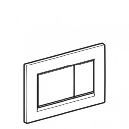 115.883.KH.1 Sigma30 Смывная клавиша для двойного смыва, глянцевый хром/матовый хром