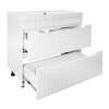 Комплект Тумба HARMONIA 80/2Н напольная с раковиной АСТОРИЯ 80
