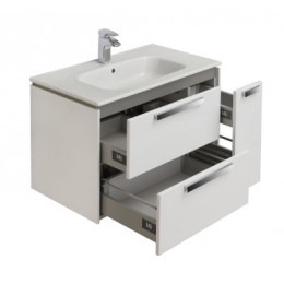 LAGO Модуль д/раковины 800 мм, белый глянец (подходит раковина и зеркал.шк.Victoria Nord)