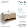 Хоуп Тумба-умывальник 100/1 Орех (БЕЗ Умывальника Миранда-100)