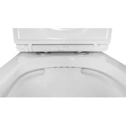 AZ-8303 Унитаз напольный SAVIA с системой смыва Rimless, безободковый с сиденьем микролифт 640*370*810mm