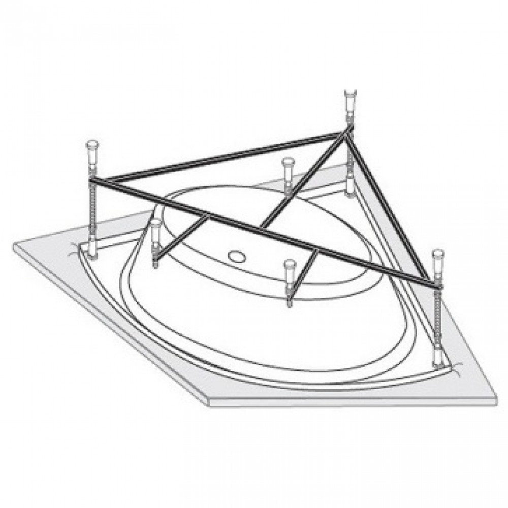 ATHENA Каркас к ванне + ножки S3, 150x150