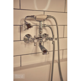 CARMEN Смеситель для ванны-душа, двухвентильный, с аксессуарами