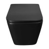 Dezi Black унитаз подвесной, с функцией Торнадо, с сиденьем дюропласт, микролифт (1 место)