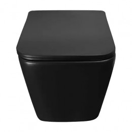 Dezi Black унитаз подвесной, с функцией Торнадо, с сиденьем дюропласт, микролифт (1 место)