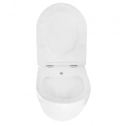 AZ-046E-NR Azario Grado подвесной безободковый унитаз с функцией биде и системой антивсплеск (Торнадо) в комплекте с сидением микролифт 495x365x365mm