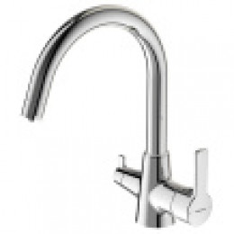 BA356AA UNO Смеситель для кухонной мойки с клапаном для подключения фильтра