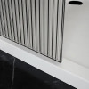 AZ-251-120-CH-CRF Душевая перегородка Walk-in, 120x195-CH-CRF, Рифленое стекло 8 мм, профиль хром