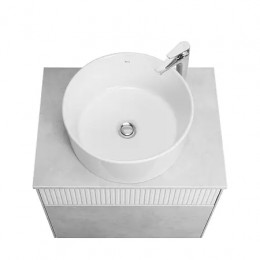 Марбл 60 Тумба-умывальник Слэйт/Белый матовый (Mila,Одри)