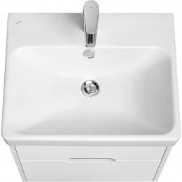 Оливия 55 Тумба Белый матовый (БЕЗ УМЫВАЛЬНИКА "Адриана-55")