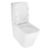AZ-8303 Унитаз напольный SAVIA с системой смыва Rimless, безободковый с сиденьем микролифт 640*370*810mm