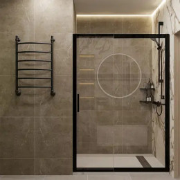 24170670 Pulsify Select Душевой набор 105 3jet Relaxation cо штангой 90 см, матовый черный