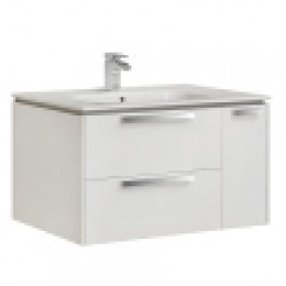 LAGO Модуль д/раковины 800 мм, белый глянец (подходит раковина и зеркал.шк.Victoria Nord)