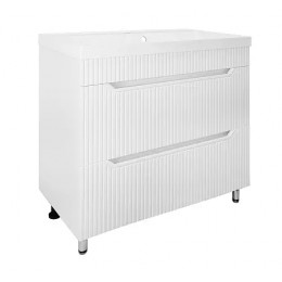 Комплект Тумба HARMONIA 80/2Н напольная с раковиной АСТОРИЯ 80