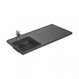 Лондри 105 Раковина ЛЕВАЯ ГРАФИТ