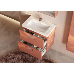 Тумба под раковину The Gap Original 70 2 ящика, терракота