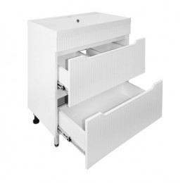 Комплект Тумба HARMONIA 70/2Н напольная с раковиной АСТОРИЯ 70