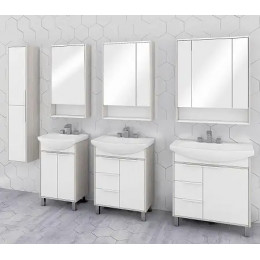 РИКО Шкаф-колонна (БЕЛЫЙ/ЯСЕНЬ ФАБРИК)