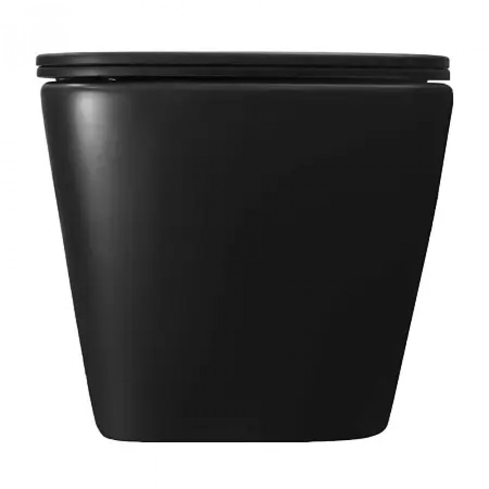 Dezi Black унитаз подвесной, с функцией Торнадо, с сиденьем дюропласт, микролифт (1 место)