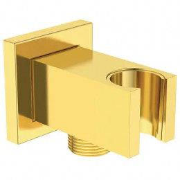 BC771A2 IDEALRAIN Держатель с подключением душевой лейки 1/2", кубический дизайн
