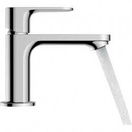 72510000 Rebris S Смеситель для раковины 80, однорычажный, со сливным гарнитуром, хром