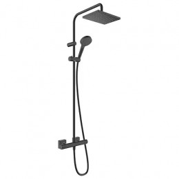 26286670 Vernis Shape Showerpipe 230 1jet с термостатом, матовый черный