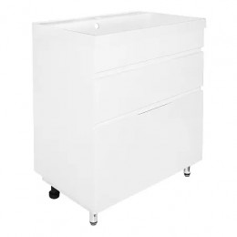 Комплект Тумба Эстима 70/2Н напольная с раковиной Астория 70