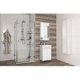 РИКО Шкаф-колонна (БЕЛЫЙ/ЯСЕНЬ ФАБРИК)