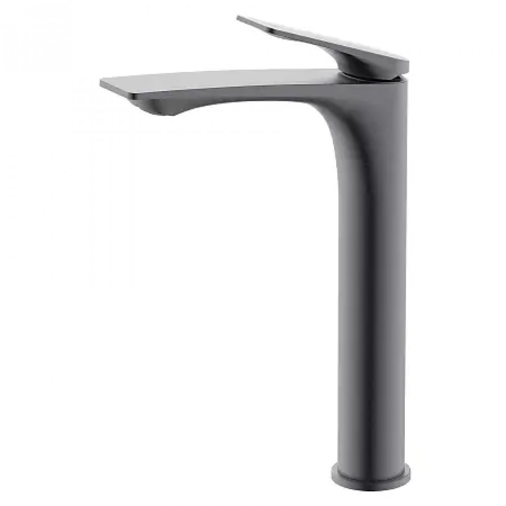 Lursy Cмеситель высокий для раковины, серый графит