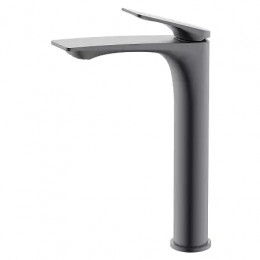 Lursy Cмеситель высокий для раковины, серый графит