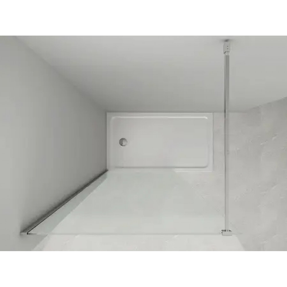 Душевая перегородка Walk-in CS-W04B-120 120x200, 8 мм профиль черный матовый