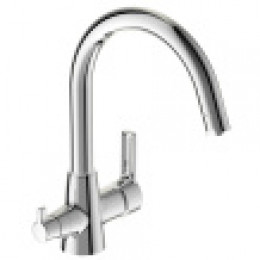 BA356AA UNO Смеситель для кухонной мойки с клапаном для подключения фильтра