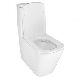 AZ-8303 Унитаз напольный SAVIA с системой смыва Rimless, безободковый с сиденьем микролифт 640*370*810mm