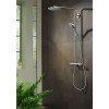 27633340 Raindance Select S Showerpipe 240 1jet PowderRain с термостатом шлифованный черный хром