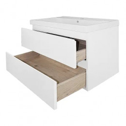 Комплект Тумба Мила 80 (810*670*470) подвесная с раковиной Tempo 80