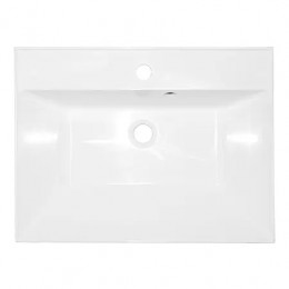 Комплект Тумба Эстима 60/2 подвесная с раковиной Астория 60 Графит