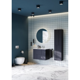 Luna Шкаф-колонна 1600, синий