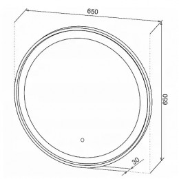 Loranto зеркало РИО D650 (новый прочий)