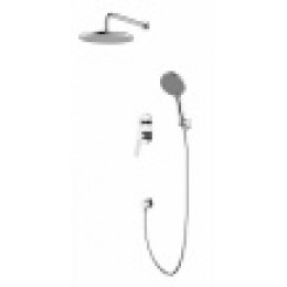 VISE Смеситель для ванны и душа скрытого монтажа с полным душевым набором, хром