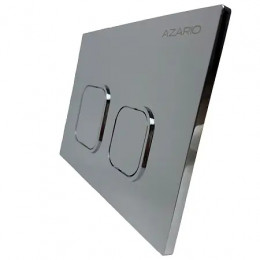 AZARIO NEW-TS Клавиша смыва AZ-ABS-002-CH хром (квадратная) пластик, 245х162,5х28,3мм (инст. AZ-G12 и AZ-TS006T)