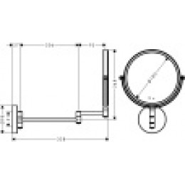 73561000 Logis Universal Зеркало для бритья