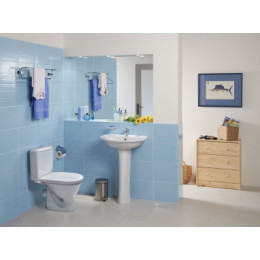 Унитаз-компакт "Алькор" анвп (станд: 2-реж., дюро, метал крепеж)