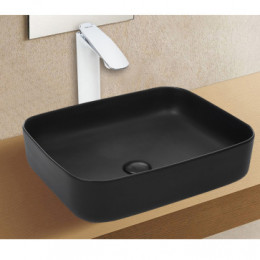 AZ-2195-MB  раковина  500x390x140 черная матовая